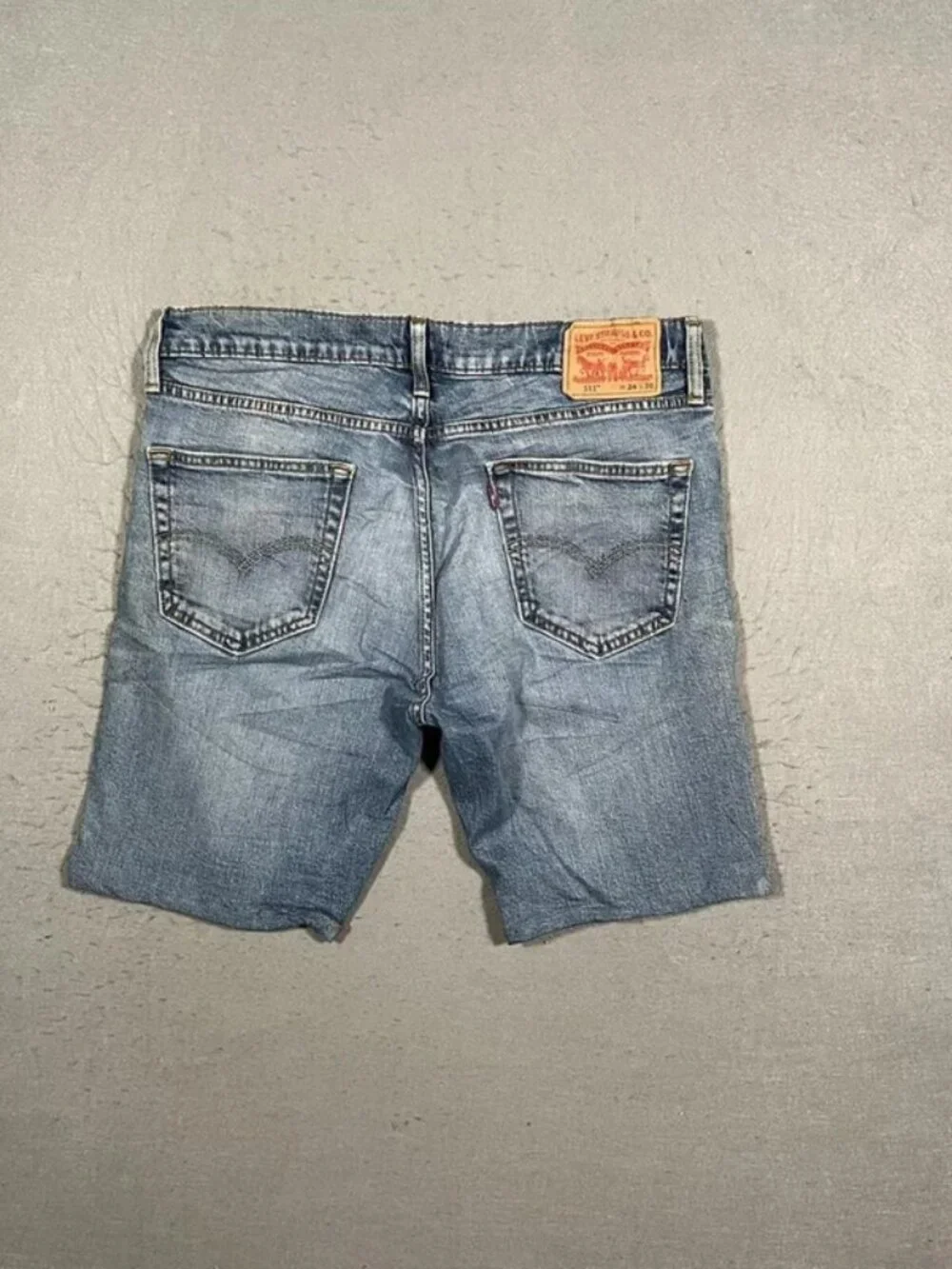 Levi’s 511 Light Blue Denim Shorts Slim Fit Vintage W34 I9